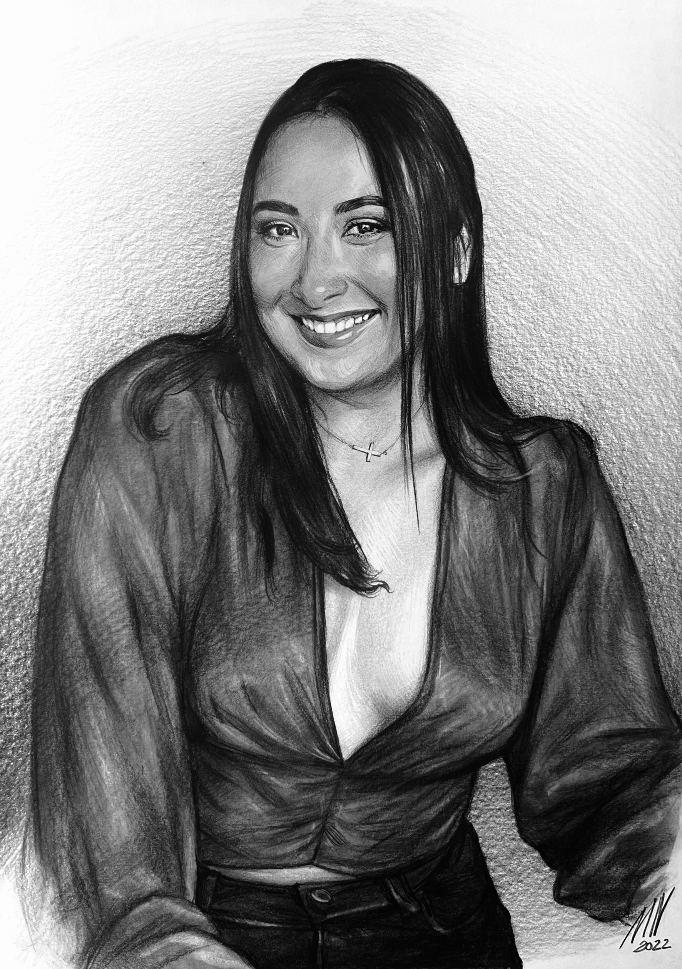 Custom Graphite Pencil Portraits