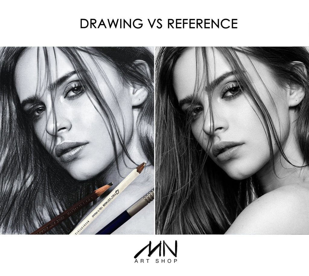 Custom Hand-Drawn Graphite Pencil Portrait