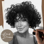 Custom Pencil Drawing From Photo: Authentic Handcrafted Art