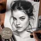 Custom Pencil Drawing From Photo: Authentic Handcrafted Art